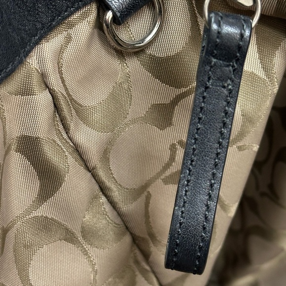 Coach Black Leather Tote Bag – Style No. A05S-6491 - Picture 14 of 16